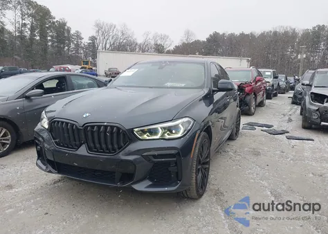 2022 BMW X6 xDrive40I z USA, uszkodzony, nr VIN 5UXCY6C08N9J52159